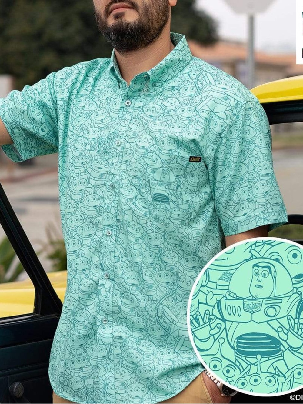 RSVLTS x Disney and Pixar Toy Story The Crane Escape KUNUFLEX Short Sleeve Shirt